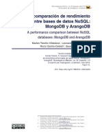 Una Comparación de Rendimiento Entre Bases de Datos Nosql: Mongodb Y Arangodb