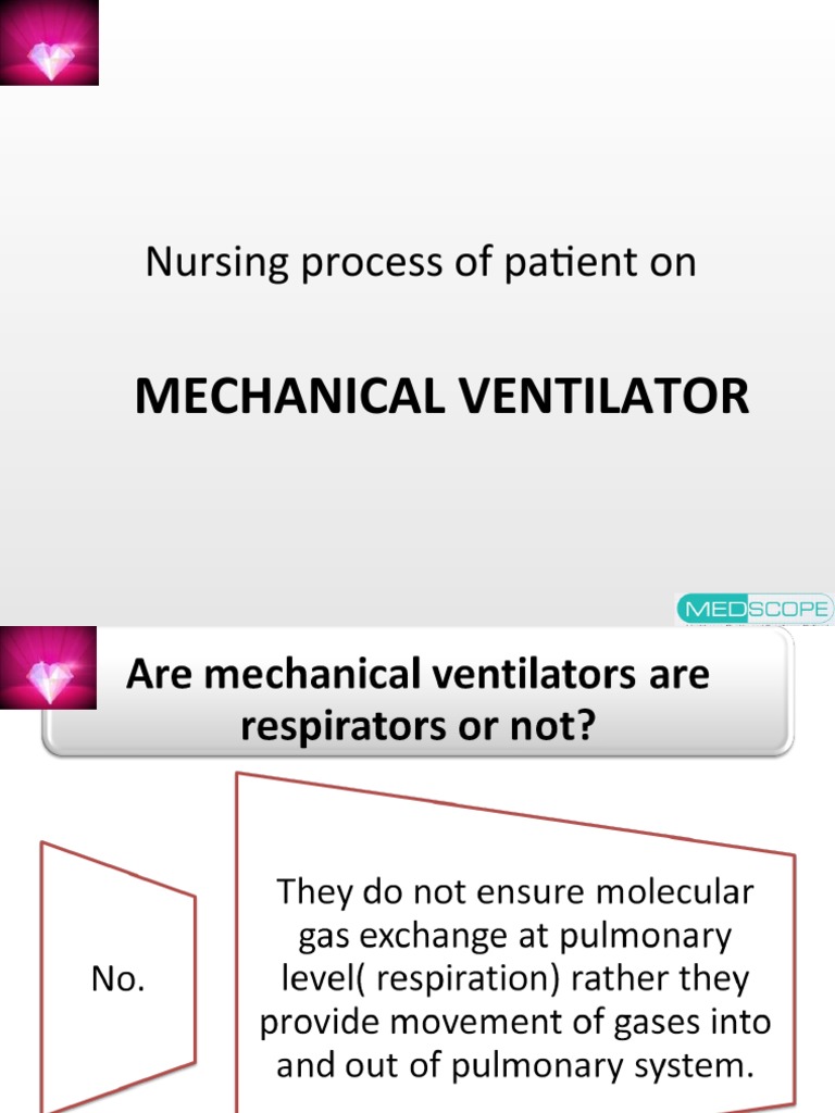 Nursing Care for Mechanical Ventilation | PDF | Respiratory System ...