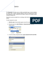 TX ManualVUE KeywordsSearch