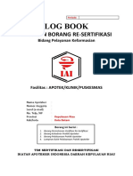 BORANG LOG BOOK RESERTIFIKASI UNTUK APOTEK, KLINIK, PUSKESMAS (VERSI 2.0) - share (1)