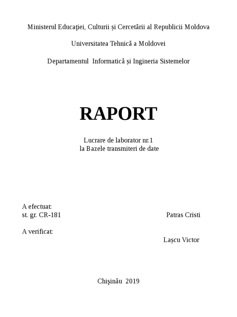 Laborator 1 | PDF