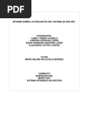 INFORME SISTEMA DE GESTIÓN (SUBIR)