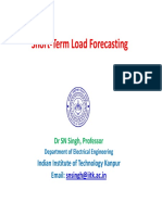 3 - Short-Term Load Forecasting - Dr. S. N. Singh