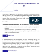 Aula 7 - Alinhando Metas Da Qualidade Com o PE 1.) 2