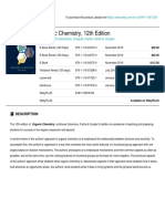 Organic Chemistry, 12th Edition: T. W. Graham Solomons, Craig B. Fryhle, Scott A. Snyder