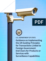 US Guidance On Surveillance Technology