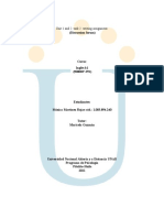 Foro de Discusión - Unidad 1 - Tarea 2 - Producción de Escritura