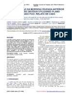 Interceptação Da Mordida Cruzada Anterior Na Dentição Decídua Utilizando Plano Inclinado Fixo: Relato de Caso