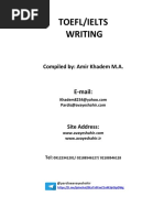 Khadem Amir Toefl Ielts Writing | PDF | Adverb | Adjective