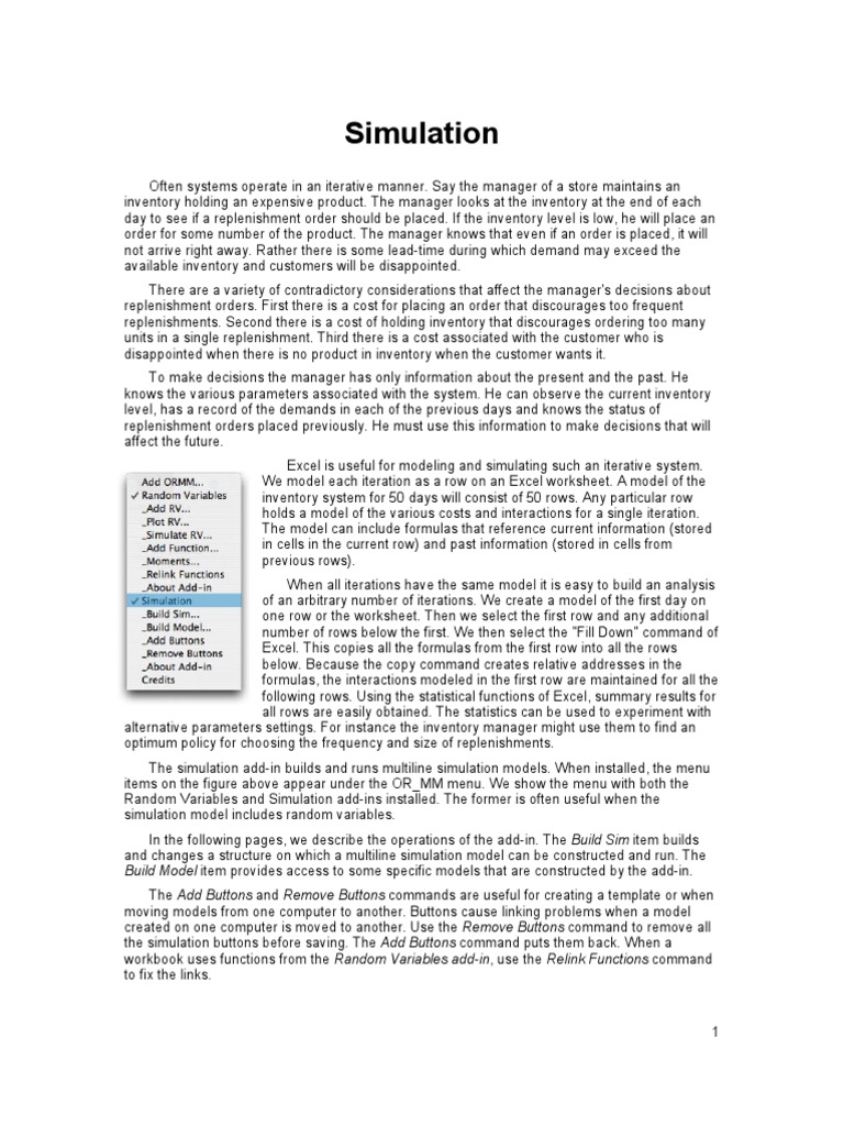 Simulation | PDF | Computers
