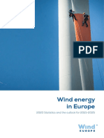 WindEurope Wind Energy in Europe Statistics 2020