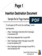 Insertion Destination Document: Sample File For Page Insertion Article