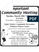 Important Community Meeting