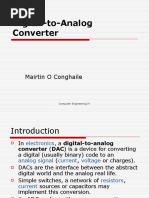 Digital-to-Analog Converter: Mairtin O Conghaile