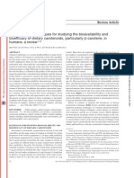 Isotopic Tracer Techniques For Studying The Bioavailability and Bioefficacy of Dietary Carotenoids, Particularly - Carotene, in Humans: A Review