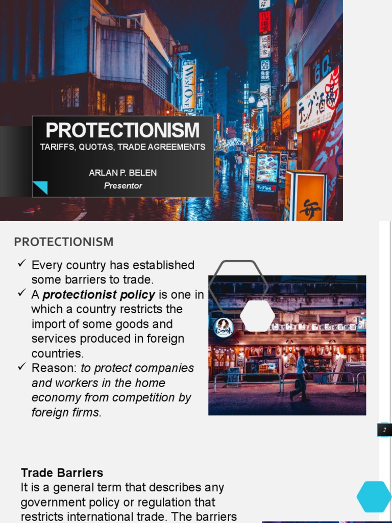 Understanding Protectionism and Trade Barriers | PDF | Tariff ...