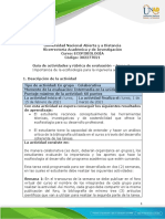 Guía de Actividades y Rúbrica de Evaluación - Unidad 2 - Tarea 2 - Importancia de La Ecofisiología Para La Ingeniería Agroforestal (1)