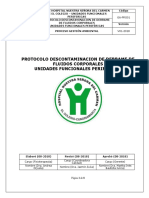 GA-PRO01 Protocolo Descontaminacion Derrames de Fluidos Corporales Unidades Perifericas