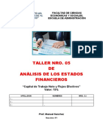 Taller Analisis Edos Financieros.