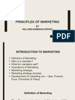 Principles of Marketing: BY William Asamoah-Appiah