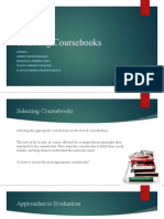 Selecting the Right Coursebook