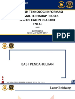 PAPARAN PROPOSAL Pengaruh Teknologi Terhadapa Penerimaan