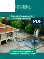 Portafolio de Servicios de Asesorías y Consultorías CICINF