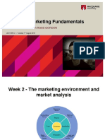 MKTG101 Lecture 2 - The Marketing Environment
