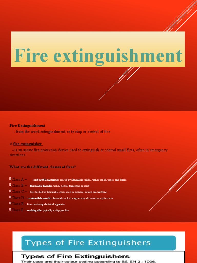 Fire Extinguishment | PDF