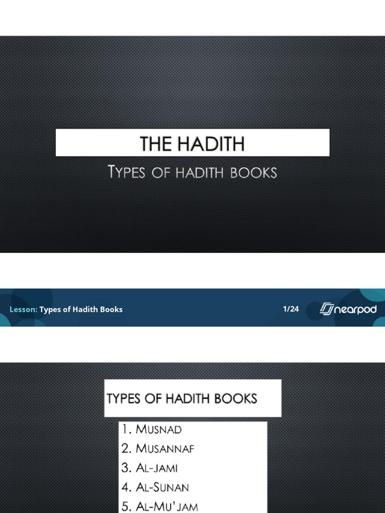 Types of Hadith Books Download Free PDF Banu Hashim Hadith