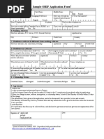 Sample OHIP Application Form: A. Personal Information