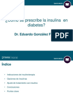 ¿Cómo Se Prescribe La Insulina en Diabetes?