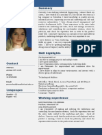 Curriculum Vitae Paula Sanchez