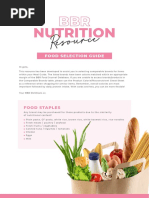 BBR Nutrition Brand Resource