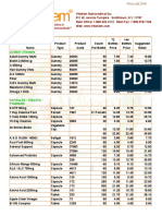 Vitakem Pricelist RT 2018 NEW