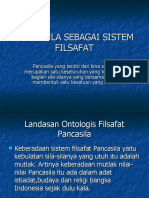 Pancasila Sebagai Sistem Filsafat