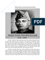 Raja Haji Fisabilillah Pahlawan Nasional Dari Kerajaan Melayu