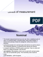 Levels of Measurement: Powerpoint Templates