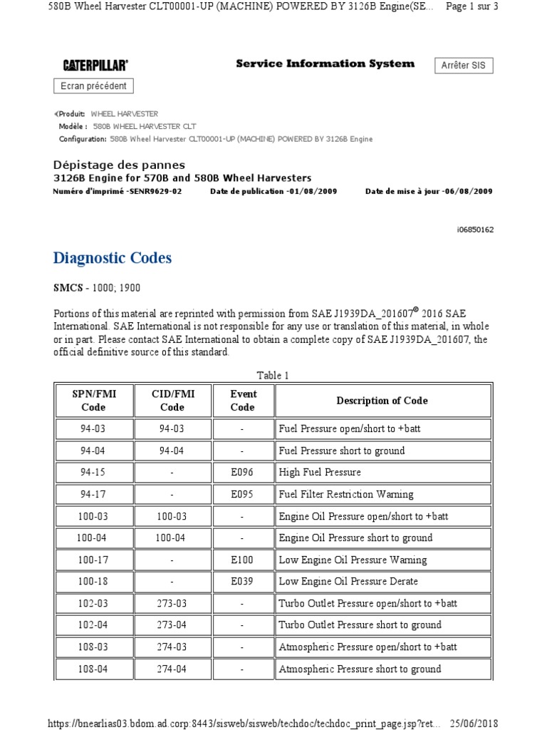 Diagnostic Codes Dépistage Des Pannes PDF Fuel Injection Engines