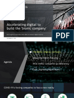 Accelerating Digital To Build The 'Bionic Company' Framework and Case Study