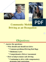 Community Mobility: Driving As An Occupation