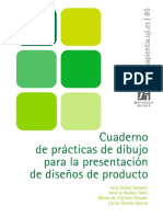 20. Cuaderno de Practicas de Dibujo Para La Presentacion de Disenos de Producto