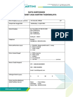 Formulir Data Karyawan Kop RSJK