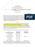 Second Division G.R. No. 205652, September 06, 2017 Procter & Gamble Asia Pte LTD., Petitioner, V. Commissioner of Internal REVENUE, Respondent. Decision Caguioa, J.