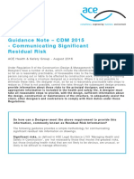 Communicating Significant Residual Risk Guidance