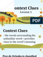 Context Clues Online Material