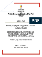 BADAC TEMPLATE - Certificate of Participation