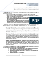 1.2. Partnership Operations and Distributions of Profits or Losses