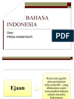 Ejaan Bahasa Indonesia Akutansi