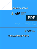 Formação de preços em gestão de custos